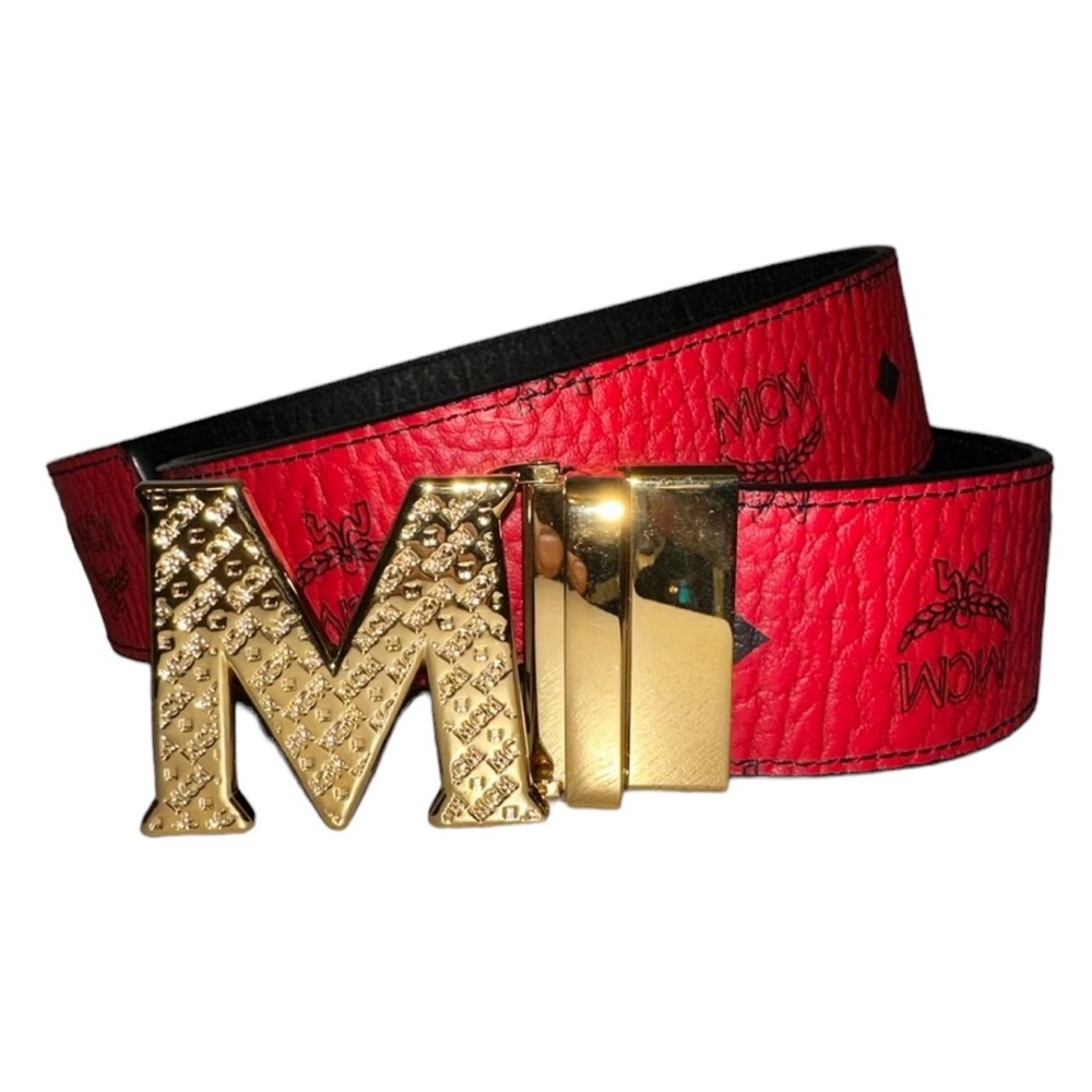 99 MCM Belt (Red/God)